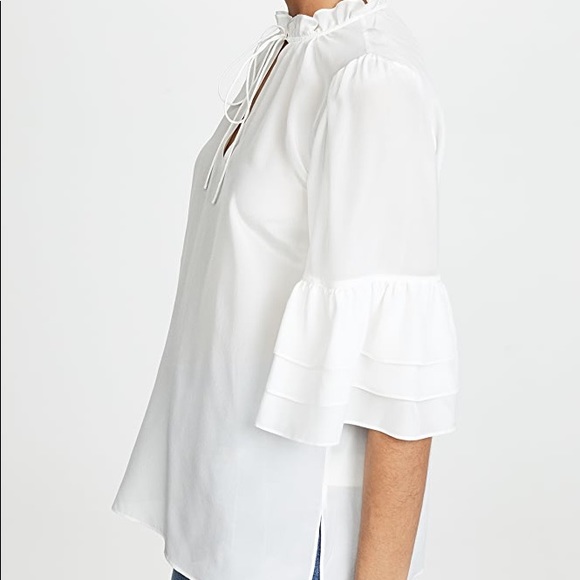 Alice + Olivia Julius Tier Sleeve Tunic Top - Picture 3 of 4